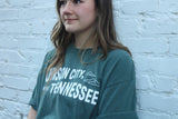 The Generalist Merch: Generalist Johnson City Tee in Blue Spruce